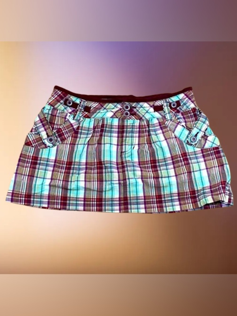 Y2K Jolt Plaid Skirt 7